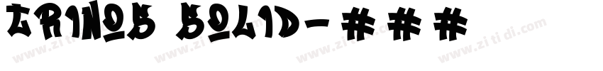 Trinos Solid字体转换